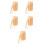 5St Vervangbare Plastic Handgrepen Compacte Vouwparaplu's 1