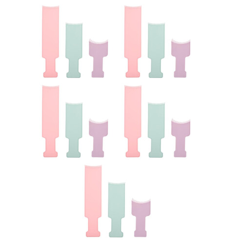 15St Compact Highlight Kit Plastic Haarverf Tool Voor Thuis En