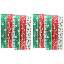 4St Pet Kerst Fringe Curtain Multi Feest Achtergrond Versiersel