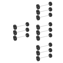 12St Miniatuur Halter Ornament Zwart Voor Mini Sportdecoratie