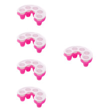 10St Kunststof Manicurebakjes Voor Nagelverzorging, Diverse Kleuren