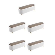 5St Witte Multifunctionele Keukenbestek Organizer Duurzame Opslagdoos
