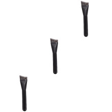 3St Duurzame Zwarte Contour Borstels Met Handvat Voor Make-Up