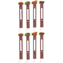 8St Lichtbruine ABS Mini Straatlamp Decor Voor En Huis