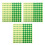 3000St Groene Decoratieve Zelfklevende Stickers Van Koperpapier 1