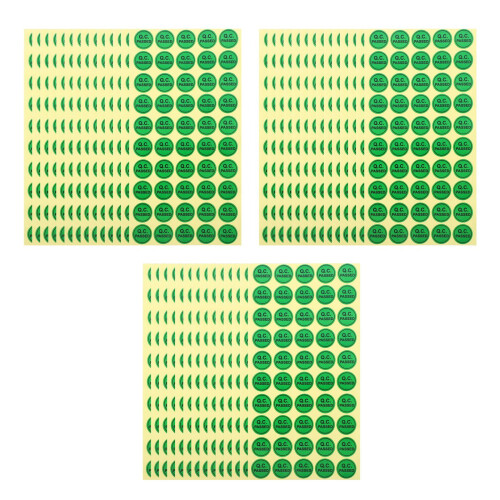 3000St Groene Decoratieve Zelfklevende Stickers Van Koperpapier