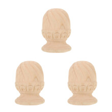 3St Bed- En Trapfinials Onbewerkt Voor Creatieve Thuisdecoratie