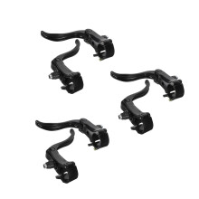 3Paren Aluminium Remhendels Zwart Voor Vaste Versnelling Fietsen