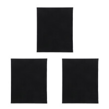 3St Zwarte Canvas Panelen Katoen Hout Geschikt Voor Acryl