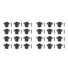 36Sets Duurzame Zwarte Gitaar Stemknoppen Abs+metaal Accessoire