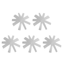 5St Nail Art Manicure Edge Trimmer Roestvrijstaal Voor Franse Nagels