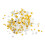 Fijne Glinsterende Pentagram Confetti Goud Feest 1