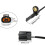 Sensor de velocidade da roda ABS traseiro esquerdo e direito MR977399 e MR977400 2