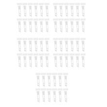 60Sets Universal Fit Vertical Blind Stem Repair Kit White Plastic Tabs