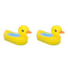 2St Reisbabybad Tub Met PVC, Dikte Versterkt, Zit- En Ligstand