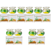20St Miniatuur Vissentank Decoratie Assorti Kleuren Voor Huis En