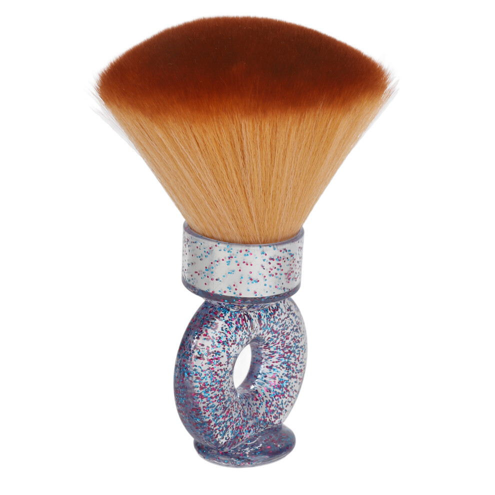 Unisex Broken Hair Brush Soft Nylon, Curved Circular, Salon & Home Use