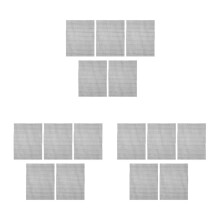 15St Zwart Bbq Grillmat Set, Mesh Ptfe, Voor Buiten Barbecueën