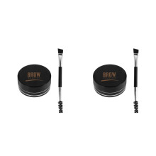 2St Zwarte Waterdichte Wenkbrauwgel Plastic Volumen