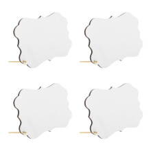 4St Wit Mdf Sublimatie Blank Foto Lijsten Creatief DIY Decoratie