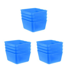 12St Multifunctionele Blauwe Feeders Vogels En Kleine Huisdieren