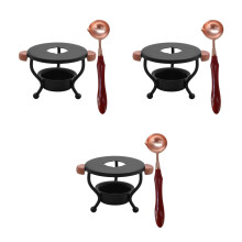 3Sets Wax Smeltstel Met - En Handvat Diverse Kleuren