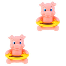 2St Roze Badthermometer Met Drijvend Baby Speelgoed