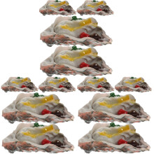 12St Miniatuur Realistisch PVC Voedselmodel Voor Speelset