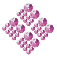 80St Violet Uv Testkaarten Plastic Uv Indicator Voor Buiten Gebruik