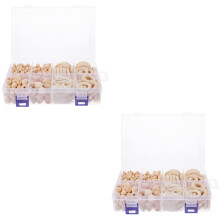 2Sets Ronde Kralen Voor DIY Sieraden & Sfeervolle Decoratie