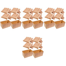 Lichtebruine Papieren Toastliners Hittebestendig Bakpapier Cups