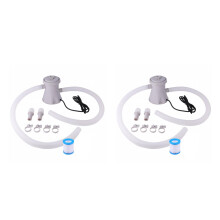 2Sets Zwembad Waterpomp Filter Circulatie Plastic