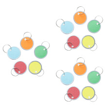 300St Aluminium Ronde DIY Bedels Voor Armband Ketting Diverse Kleuren