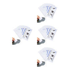 40St Witte PVC Reinigingskaarten Herbruikbare Kaartlezer Schoonmaker