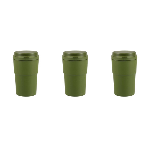 3St Praktische Groene Auto Asbak Mini Pbt+abs Met