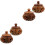4St Car Diffuser Hout Hanger Geurballen Voor Aromatherapie 1
