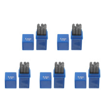 5Sets Nummer Ponsset Voor Metaal En Leer Met Duurzame Legering