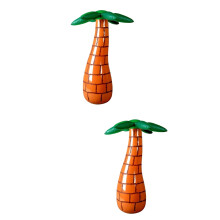 2St Chocolade PVC Opblaasbare Kokosboom Speelgoed Voor Kinderen