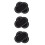 6St Zwarte Drum Sticker Pte Drum Head Protector Percussie Onderdelen 1