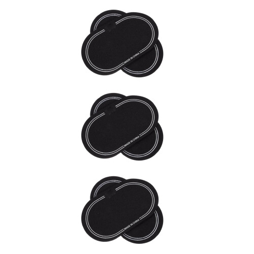 6St Zwarte Drum Sticker Pte Drum Head Protector Percussie Onderdelen