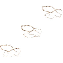 3St Handgemaakte Shell Brillenhouder Ketting Voor Zonne- En Leesbril