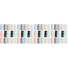 64St Kleurrijke Plastic Binder Rings Voor Fotoalbums En Notitieboekjes