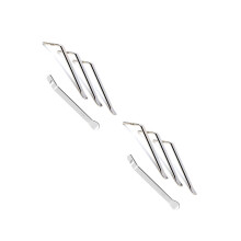 8St Zilveren Fietsbandslevers Set Comfortabel Handvat Snelle Reparatie