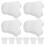 150St Compacte Gecomprimeerde Badhanddoeken Van -Geweven Stof, Wit 1