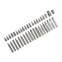 40 Pcs High Carbon Steel Hex Bit Socket Set, Anti-Corrosive, 32x16x3cm