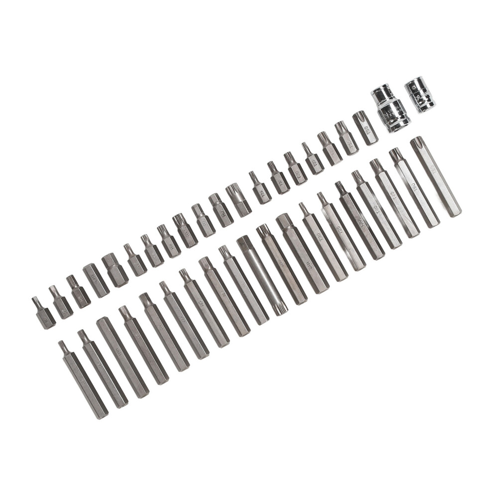 40 Pcs High Carbon Steel Hex Bit Socket Set, Anti-Corrosive, 32X16x3cm 4061387093791