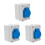 3St Waterdichte ABS Buiten Aansluiting Box IP65 Zwart Multifunctioneel 1