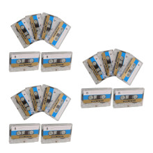 18St Lege Audiocassettes Set Retro Stijl DIY Opnemen Diverse Kleuren