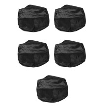 5St Waterdichte Zwarte Rv Airconditioner Beschermhoezen Oxford Doek