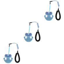 3Pièces Harnais Chat Bleu En Tissu Respirant, Style Gilet Mode